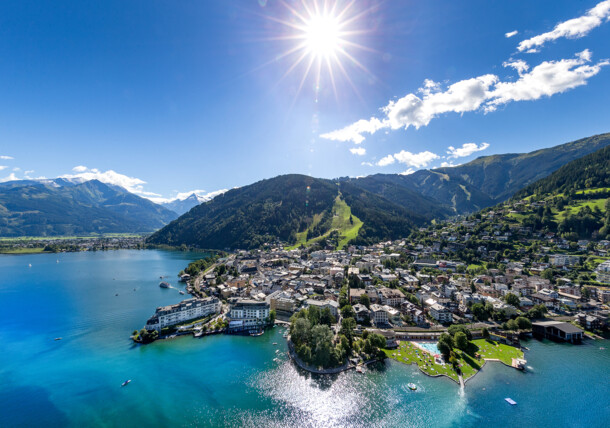     Zell am See from above 